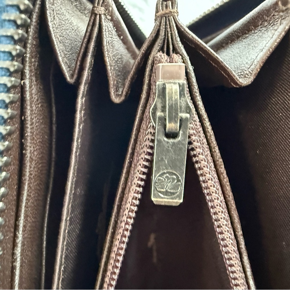 LONGCHAMP 
Ladies Zip-around Wallet in Blue - Picture 5 of 6